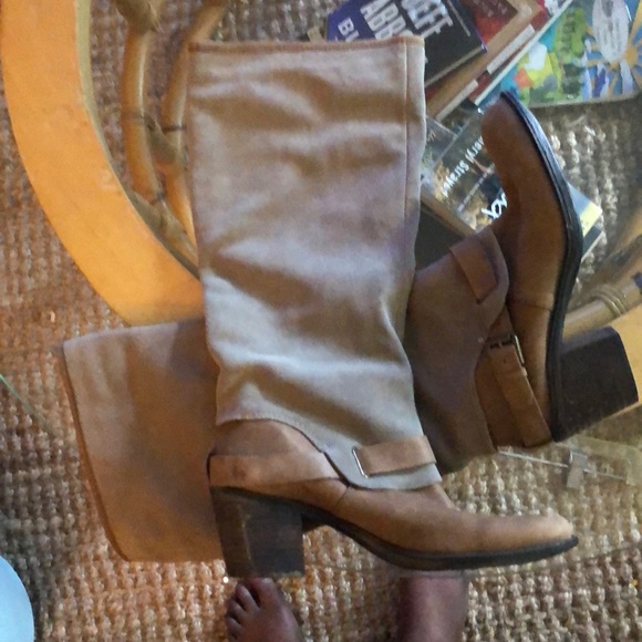 Leather / suede boots - Picture 3 of 9